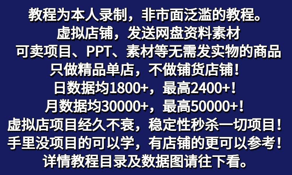 图片[2]-拼多多虚拟电商训练营月入50000+你也行，暴利稳定长久，副业首选-创薯资源
