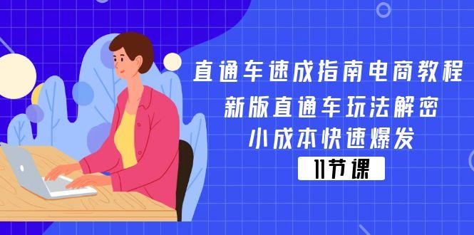 直通车 速成指南电商教程：新版直通车玩法解密，小成本快速爆发(11节-创薯资源
