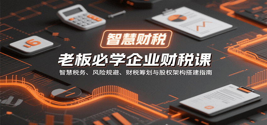 老板必学企业财税课：智慧税务、风险规避、财税筹划与股权架构搭建指南-创薯资源