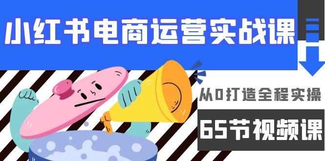 (9724期)小红书电商运营实战课，从0打造全程实操(65节视频课)-创薯资源