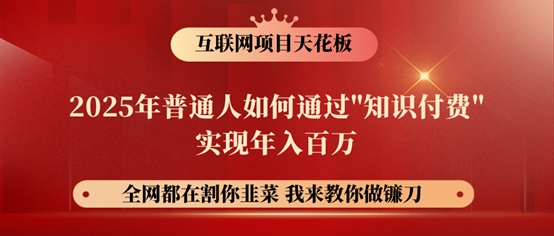 镰刀训练营超级IP合伙人，25年普通人如何通过“知识付费”年入百万！-创薯资源