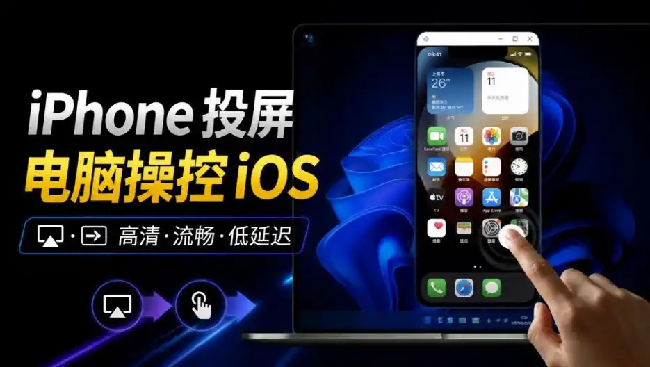 iPhone投屏到Windows电脑，还支持操控IOS系统，多台设备能同时上屏，有点意思iPhoneMirror-创薯资源