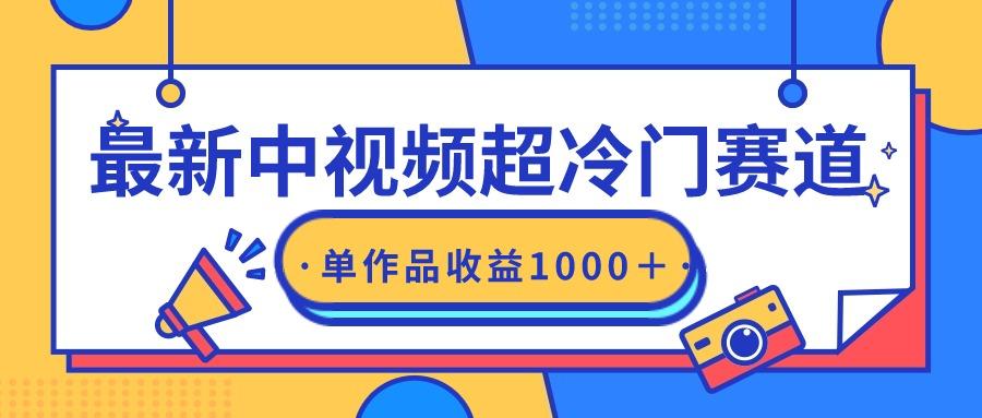 (9275期)最新中视频超冷门赛道，轻松过原创，单条视频收益1000＋-创薯资源