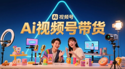 风口已至！AI视频号带货轻松月入过1W，99%的普通人却卡在内容制作门槛-创薯资源