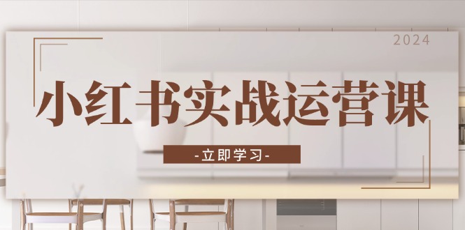 小红书实战运营课：从开通店铺到直播话术，打造爆款笔记与高效直播-创薯资源