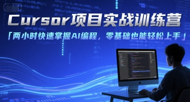 Cursor项目实战训练营，两小时快速掌握AI编程，零基础也能轻松上手-创薯资源