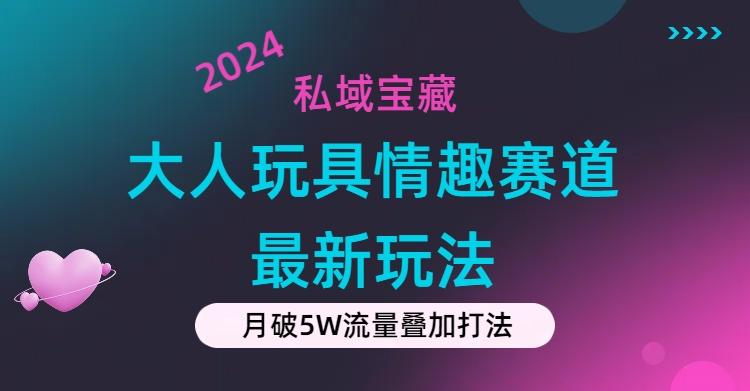 私域宝藏：大人玩具情趣赛道合规新玩法，零投入，私域超高流量成单率高-创薯资源