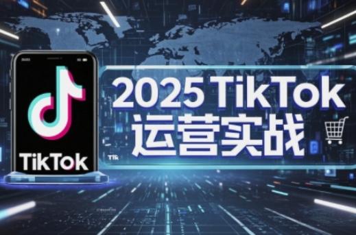 2025TikTok电商运营，掌握TikTok店铺运营核心技巧，实现低成本高转化-创薯资源
