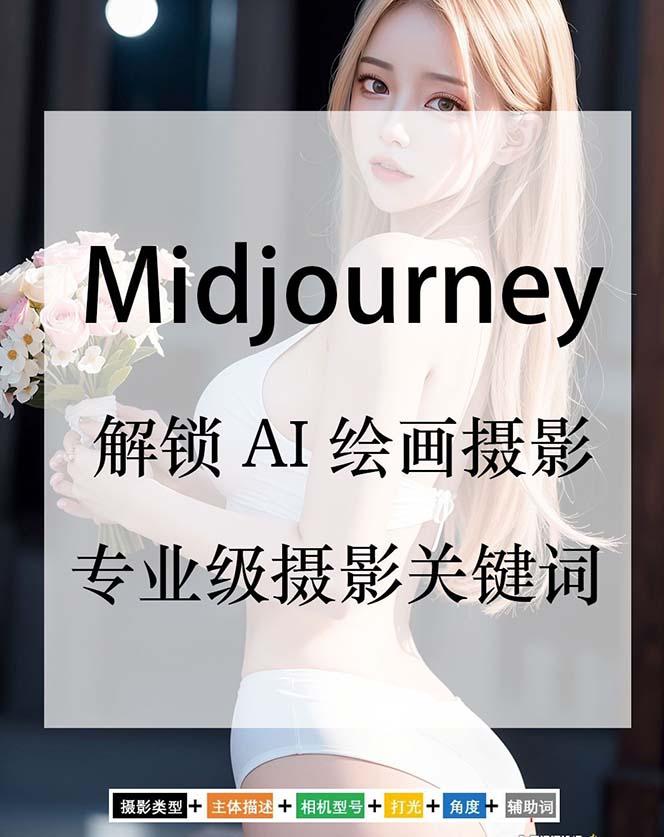 Midjourney关键词-解锁AI绘画专业级人工智能摄影关键词表-创薯资源