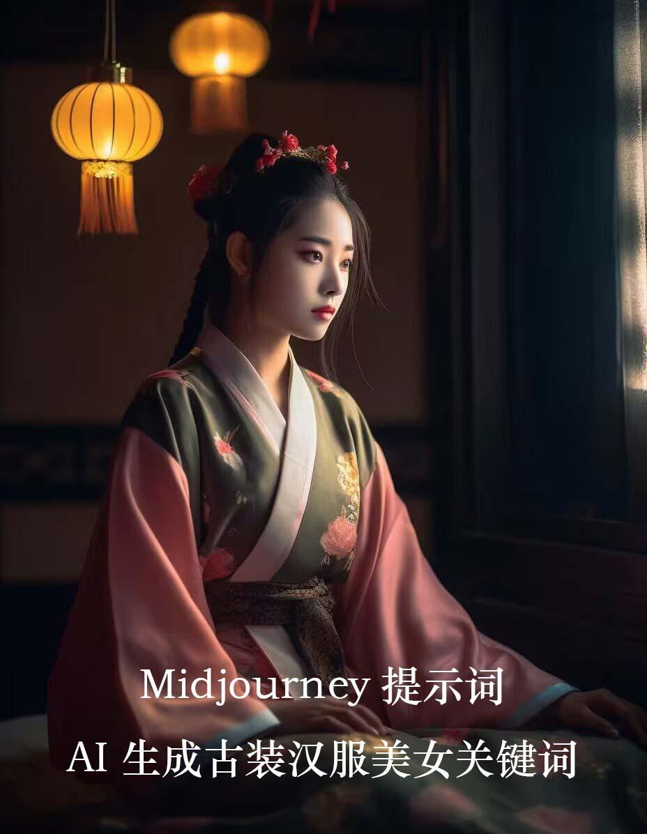 Midjourney关键词-AI生成中国风古装汉服美女人像提示关键词-创薯资源