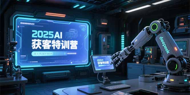 2025AI获客特训营，AI图文视频全制作，deepseek工具实操教学-创薯资源