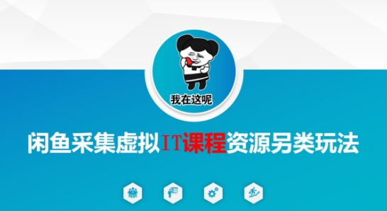 闲鱼采集虚拟IT课程资源另类玩法，干货满满-创薯资源