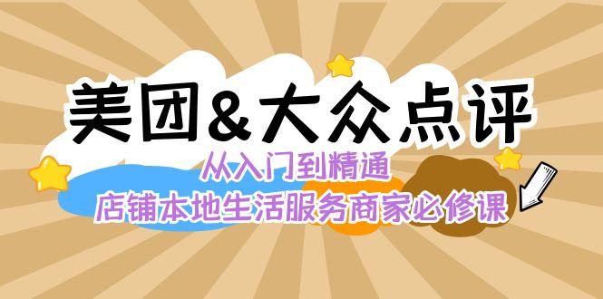 美团+大众点评 从入门到精通：店铺本地生活 流量提升 店铺运营 推广秘术 评价管理-创薯资源