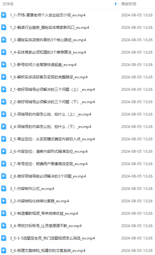 图片[1]-实体店老板获客特训营：认知、定位、文案、矩阵、直播、AI等(72节-创薯资源