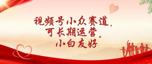 视频号小众赛道，可长期运营，小白友好【揭秘】-创薯资源