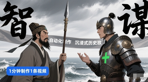扣子工作流一键生成沉浸式历史故事，一天工作量，3分钟搞定-创薯资源