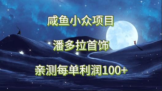 咸鱼小众项目，潘多拉首饰，亲测每单利润100+-创薯资源