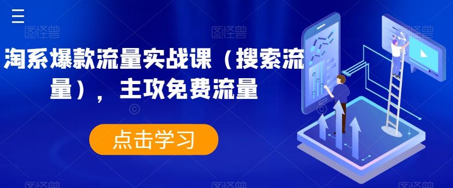 淘系爆款流量实战课（搜索流量），主攻免费流量-创薯资源