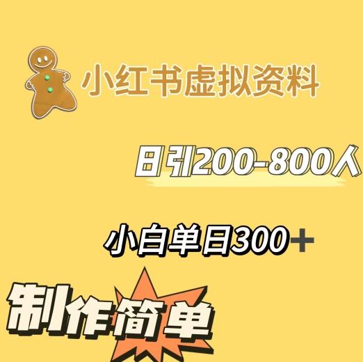 小红书动漫治愈图文的玩法，日引200-800人，小白单日变现300+-创薯资源