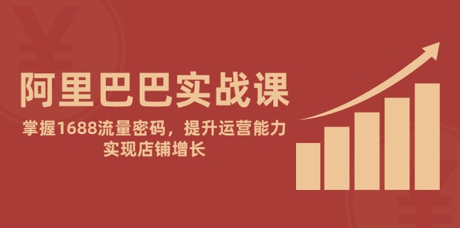 阿里巴巴实战课：掌握1688流量密码，提升运营能力，实现店铺增长-创薯资源